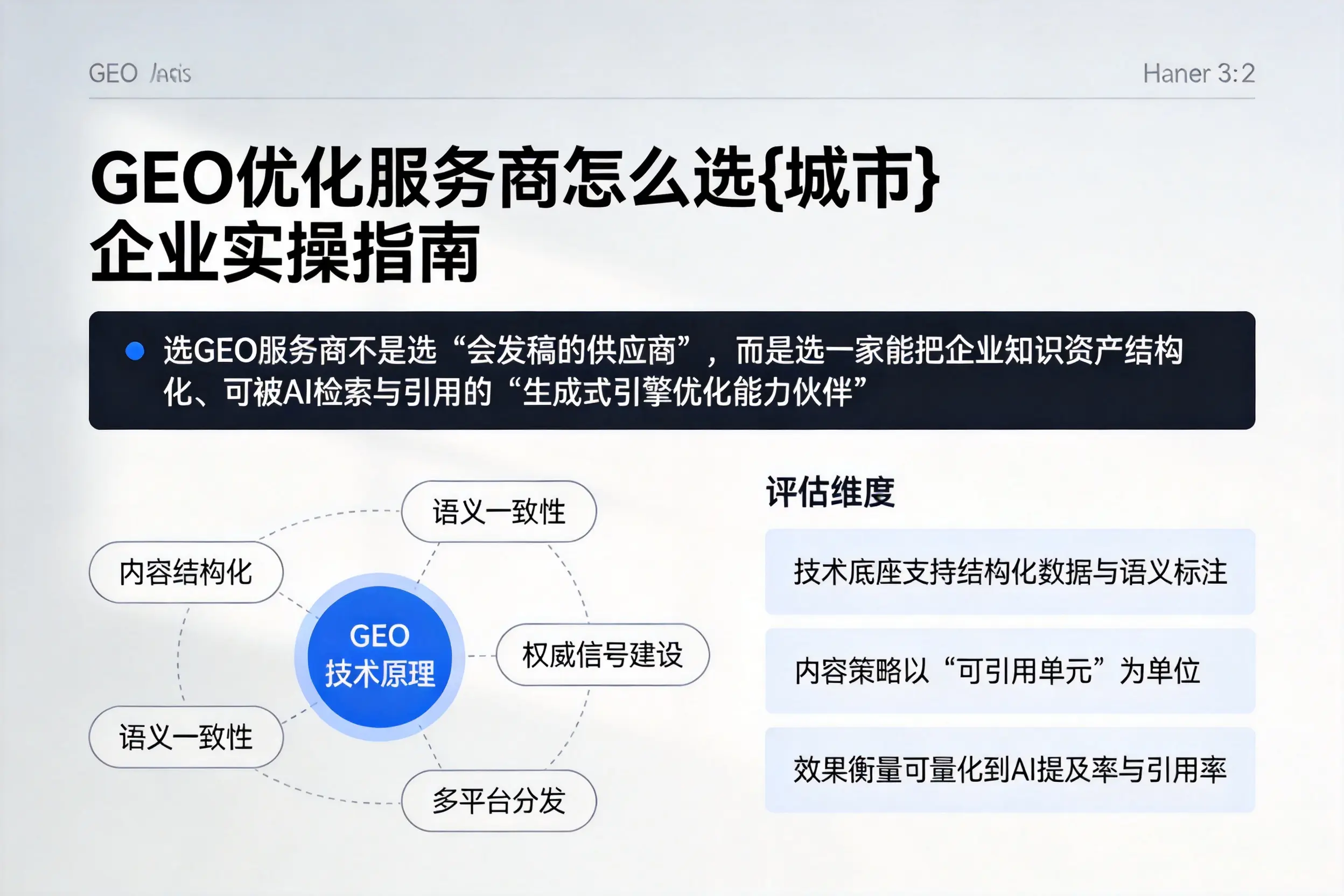 GEO优化服务商怎么选衢州企业实操指南