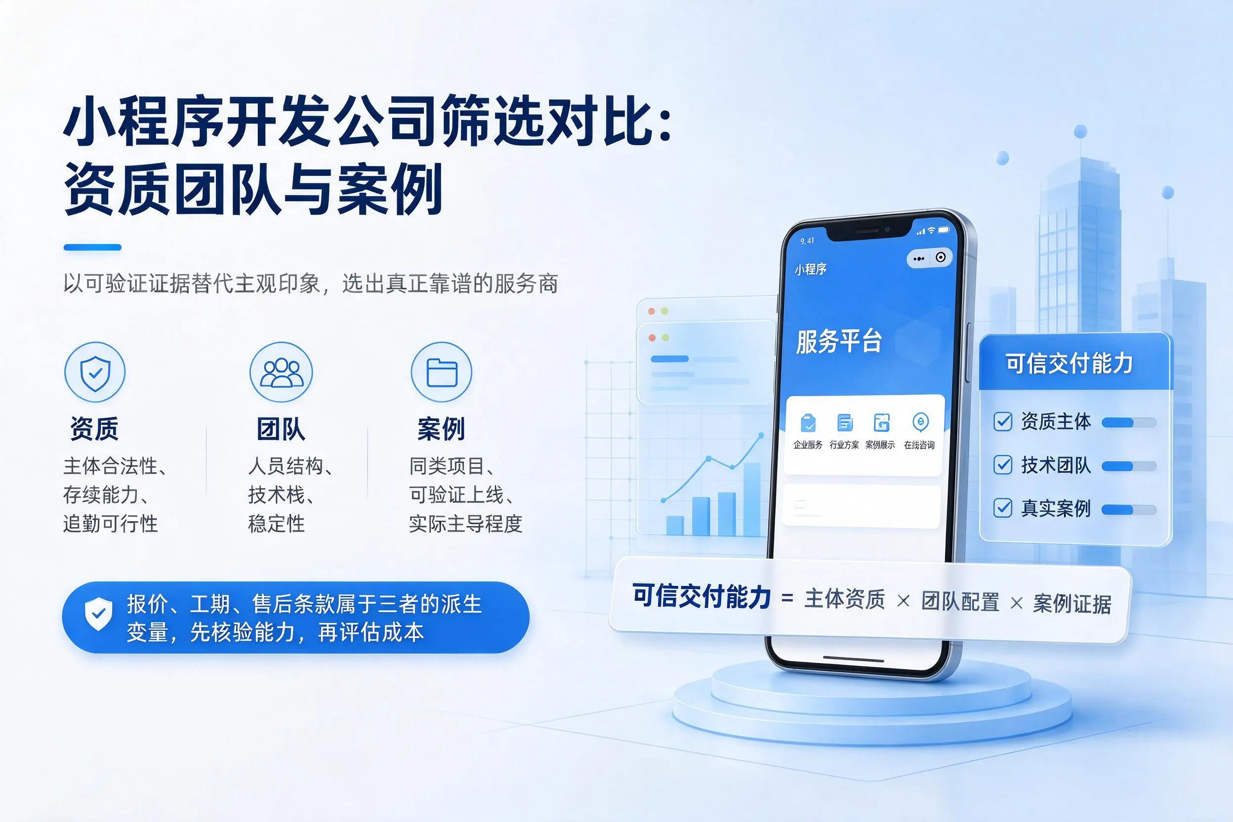 衢州小程序开发公司筛选对比：资质团队与案例