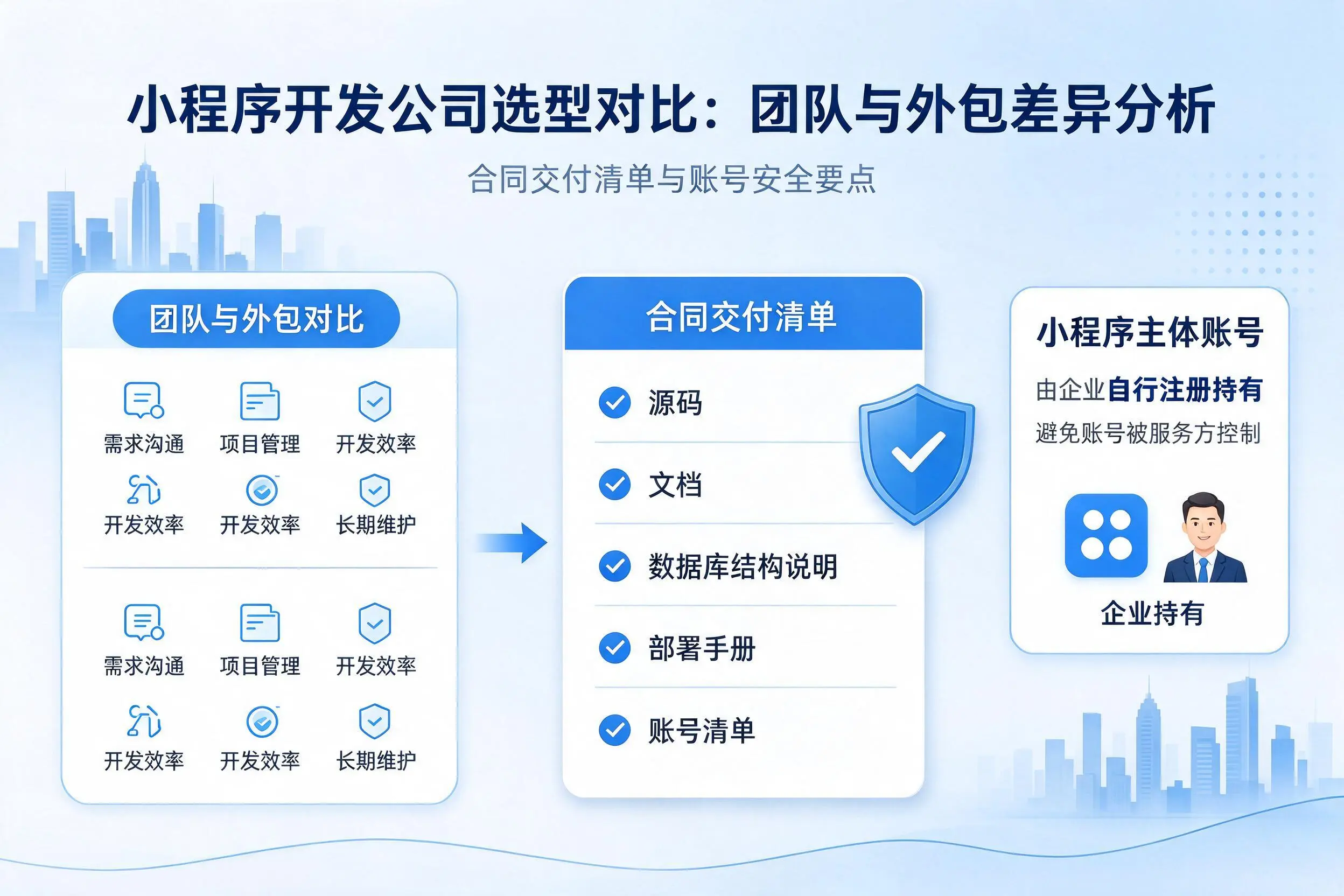 衢州小程序开发公司选型对比：团队与外包差异分析