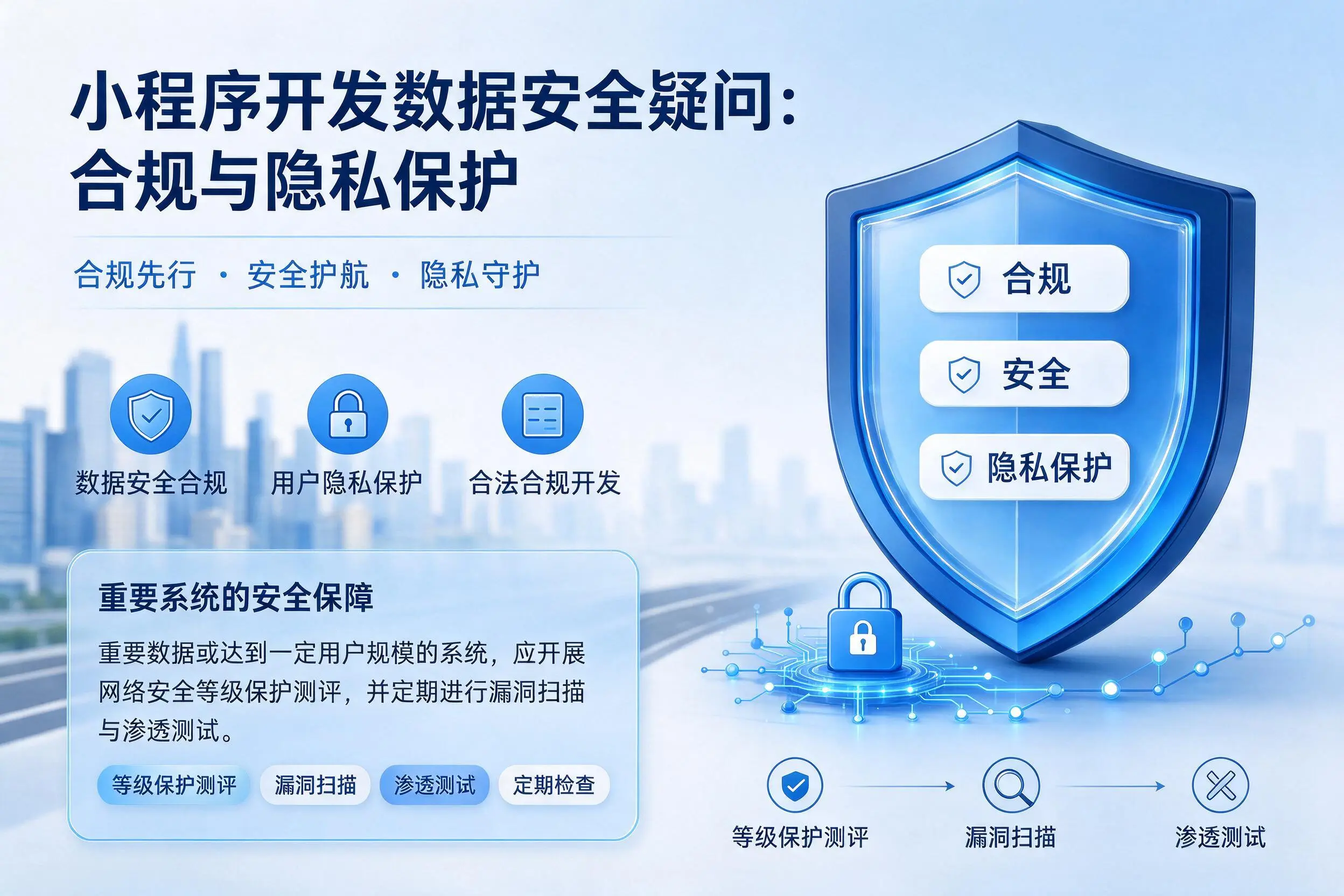衢州小程序开发数据安全疑问：合规与隐私保护