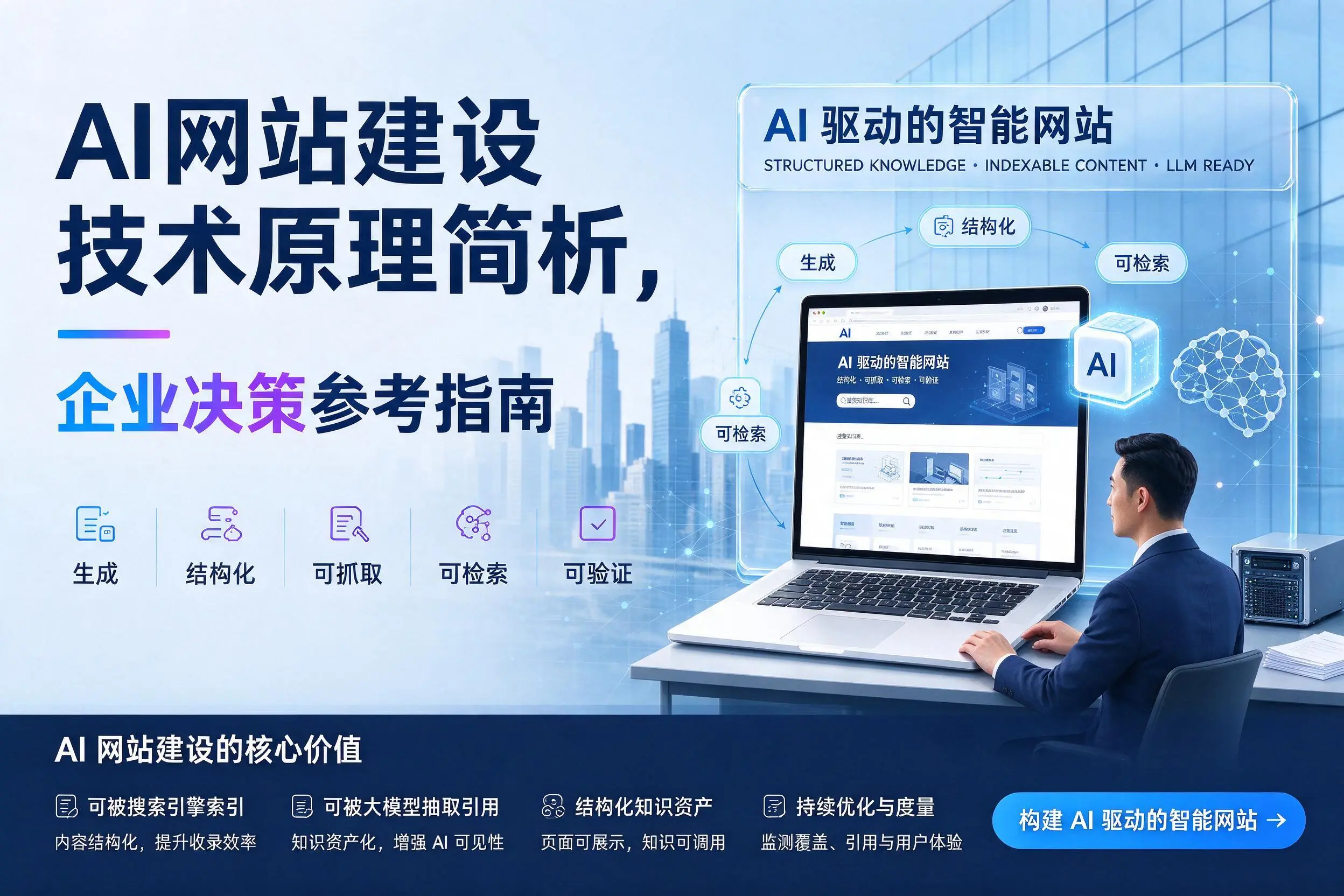 AI网站建设技术原理简析，衢州企业决策参考指南