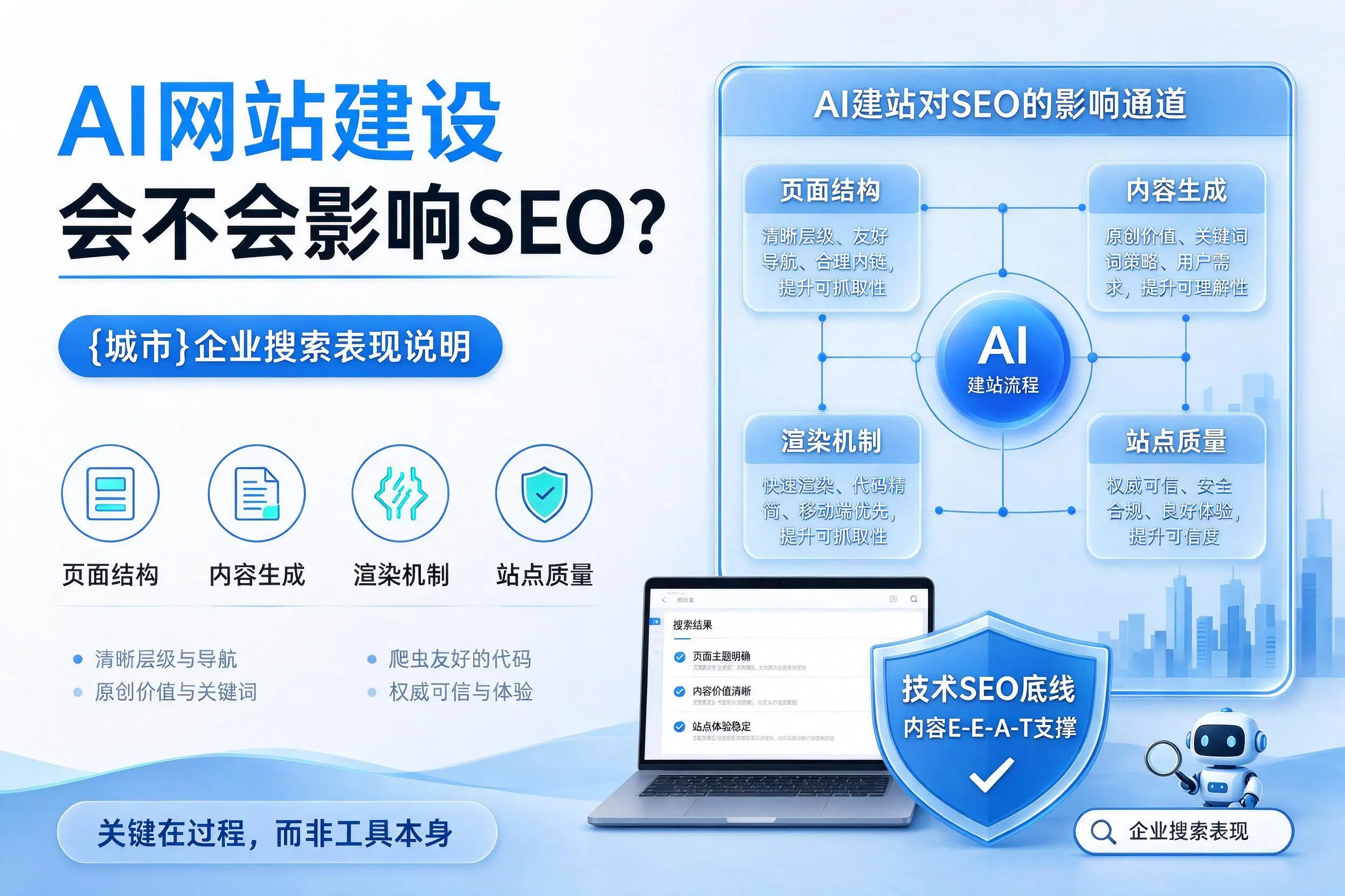 AI网站建设会不会影响SEO?衢州企业搜索表现说明