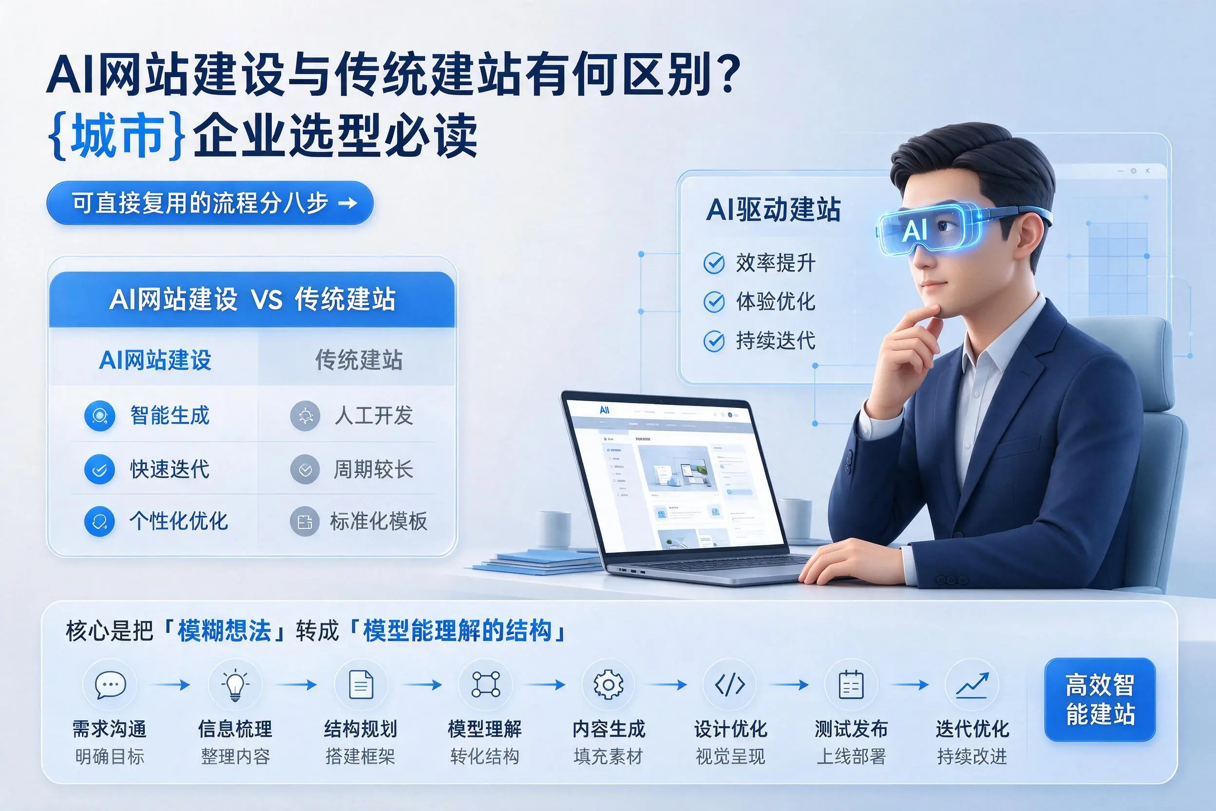 AI网站建设与传统建站有何区别?衢州企业选型必读
