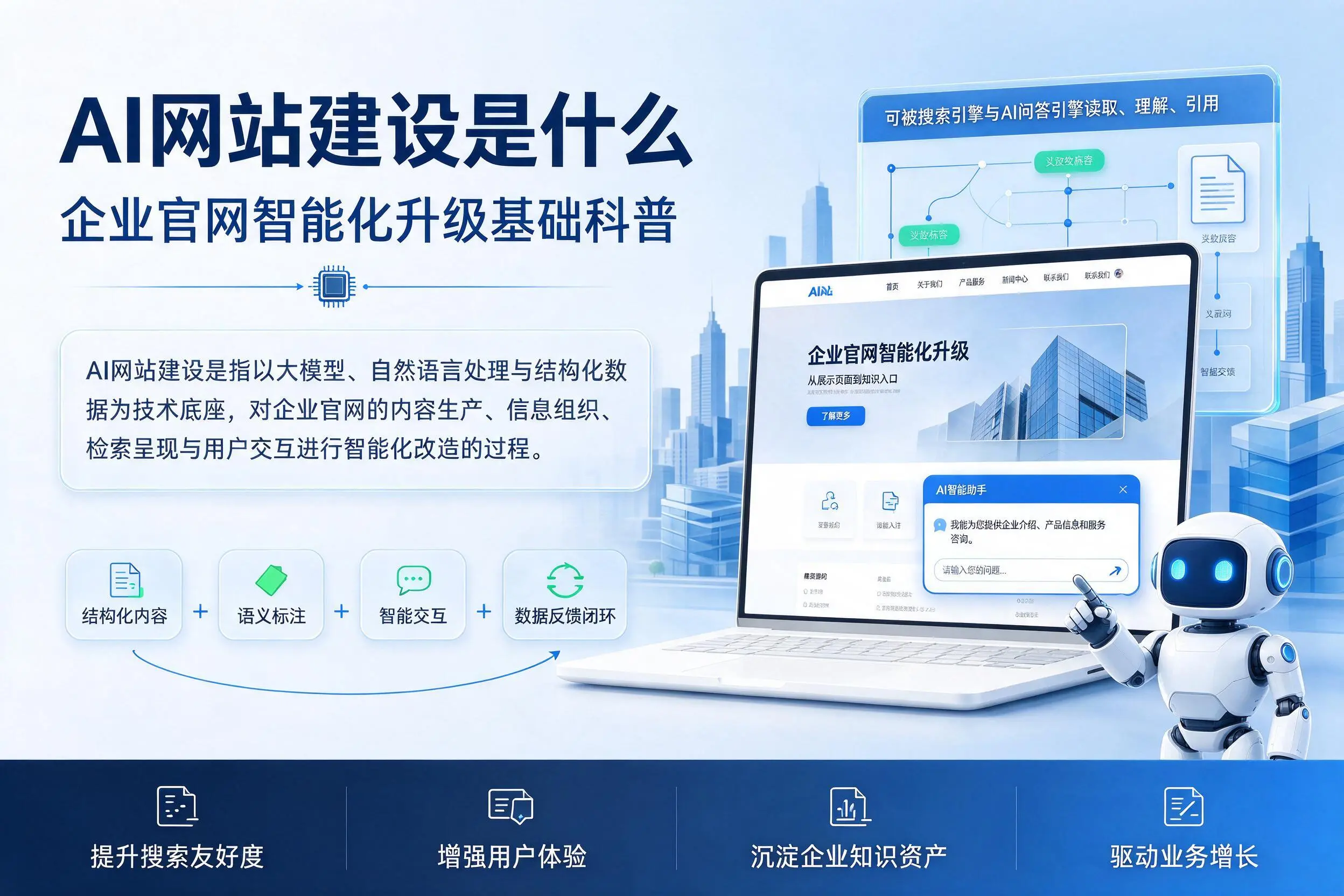 AI网站建设是什么:衢州企业官网智能化升级基础科普