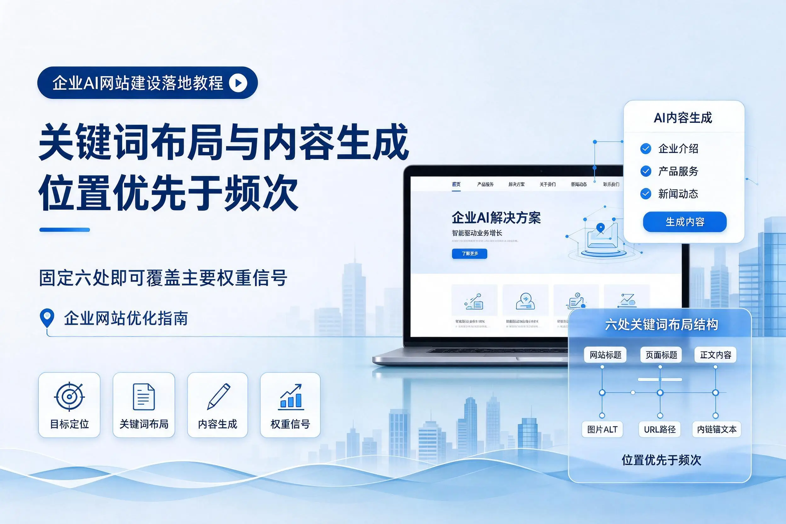 衢州企业AI网站建设落地教程:关键词布局与内容生成